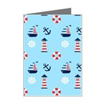 Sailing The Bay Mini Greeting Card