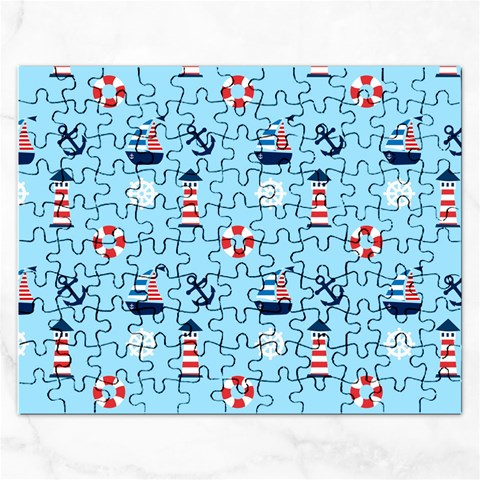 Sailing The Bay Jigsaw Puzzle (Rectangle) from ArtsNow.com Front
