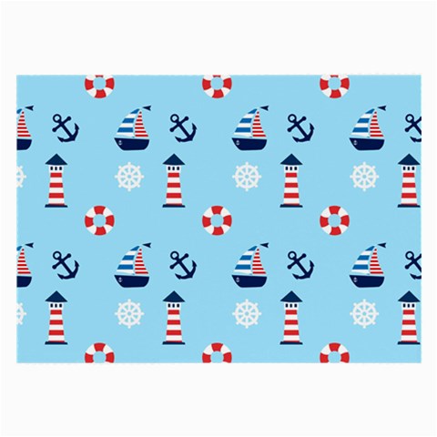 Sailing The Bay Glasses Cloth (Large) from ArtsNow.com Front