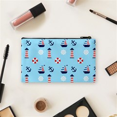 Sailing The Bay Cosmetic Bag (Small) from ArtsNow.com Back
