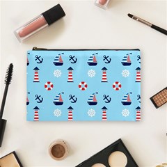 Sailing The Bay Cosmetic Bag (Medium) from ArtsNow.com Front