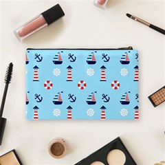 Sailing The Bay Cosmetic Bag (Medium) from ArtsNow.com Back