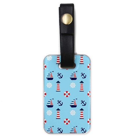 Sailing The Bay Luggage Tag (One Side) from ArtsNow.com Front