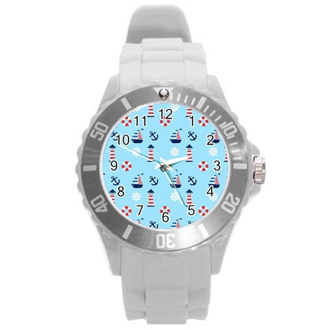 Sailing The Bay Plastic Sport Watch (Large) from ArtsNow.com Front