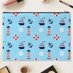 Sailing The Bay Cosmetic Bag (XXXL) from ArtsNow.com Back