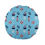 Sailing The Bay 15  Premium Round Cushion 