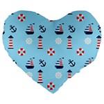 Sailing The Bay 19  Premium Heart Shape Cushion