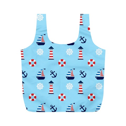 Sailing The Bay Reusable Bag (M) from ArtsNow.com Front