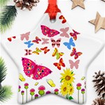 Butterfly Beauty Star Ornament