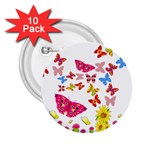 Butterfly Beauty 2.25  Button (10 pack)