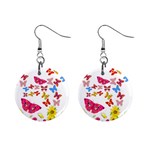 Butterfly Beauty Mini Button Earrings