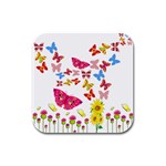 Butterfly Beauty Drink Coasters 4 Pack (Square)