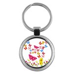 Butterfly Beauty Key Chain (Round)