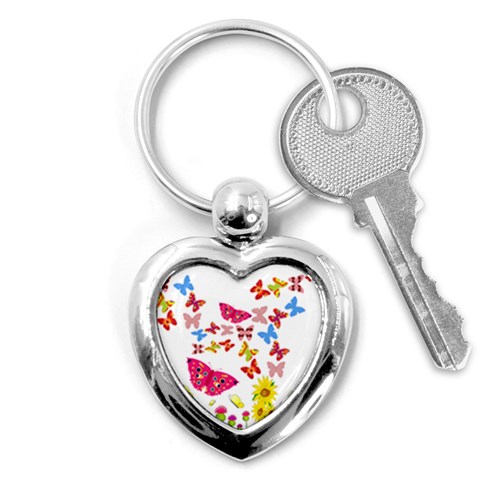 Butterfly Beauty Key Chain (Heart) from ArtsNow.com Front