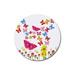 Butterfly Beauty Drink Coaster (Round)