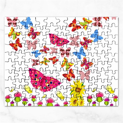 Butterfly Beauty Jigsaw Puzzle (Rectangle) from ArtsNow.com Front