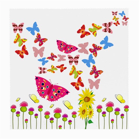 Butterfly Beauty Glasses Cloth (Medium, Two Sided) from ArtsNow.com Front