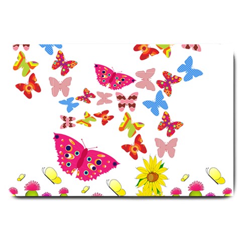 Butterfly Beauty Large Door Mat from ArtsNow.com 30 x20  Door Mat