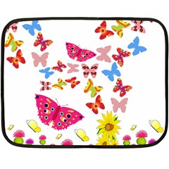 Butterfly Beauty Mini Fleece Blanket (Two Sided) from ArtsNow.com 35 x27  Blanket Front