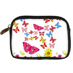 Butterfly Beauty Digital Camera Leather Case from ArtsNow.com Front