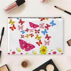 Butterfly Beauty Cosmetic Bag (Large) from ArtsNow.com Back