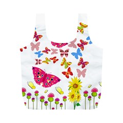 Butterfly Beauty Reusable Bag (M) from ArtsNow.com Back