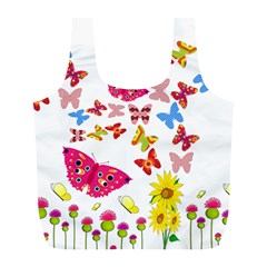 Butterfly Beauty Reusable Bag (L) from ArtsNow.com Back