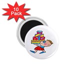 Lots of Gifts 1.75  Magnet (10 pack) 