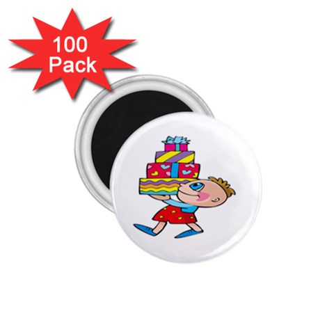 Lots of Gifts 1.75  Magnet (100 pack)  from ArtsNow.com Front