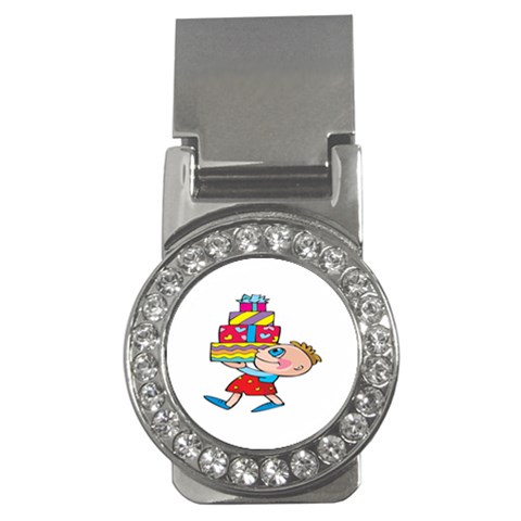 Lots of Gifts Money Clip (CZ) from ArtsNow.com Front