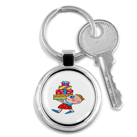 Lots of Gifts Key Chain (Round) from ArtsNow.com Front
