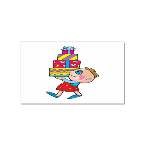 Lots of Gifts Sticker Rectangular (10 pack) from ArtsNow.com Front