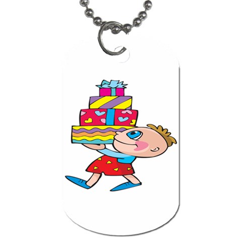Lots of Gifts Dog Tag (Two Sides) from ArtsNow.com Front