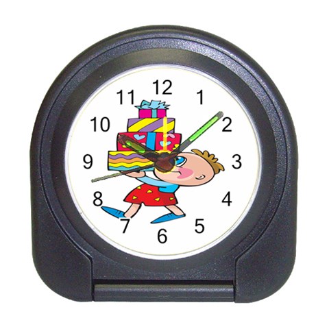 Lots of Gifts Travel Alarm Clock from ArtsNow.com Front
