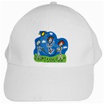 Jump Roping Kids White Cap