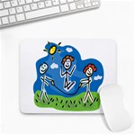 Jump Roping Kids Small Mousepad