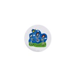 Jump Roping Kids 1  Mini Button