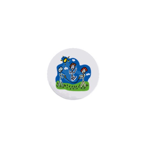 Jump Roping Kids 1  Mini Magnet from ArtsNow.com Front