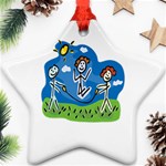 Jump Roping Kids Ornament (Star)