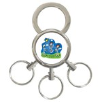 Jump Roping Kids 3-Ring Key Chain