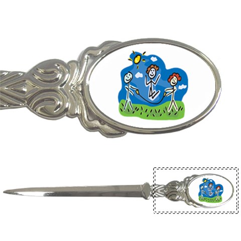 Jump Roping Kids Letter Opener from ArtsNow.com Front