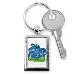 Jump Roping Kids Key Chain (Rectangle)