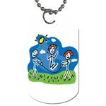 Jump Roping Kids Dog Tag (Two Sides)