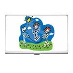 Jump Roping Kids Business Card Holder