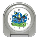 Jump Roping Kids Travel Alarm Clock
