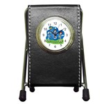 Jump Roping Kids Pen Holder Desk Clock