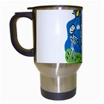 Jump Roping Kids Travel Mug (White)