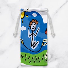 Jump Roping Kids Jewelry Bag from ArtsNow.com Back