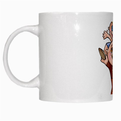 Father and Son White Mug from ArtsNow.com Left