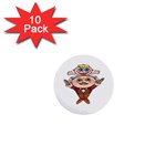 Father and Son 1  Mini Button (10 pack) 